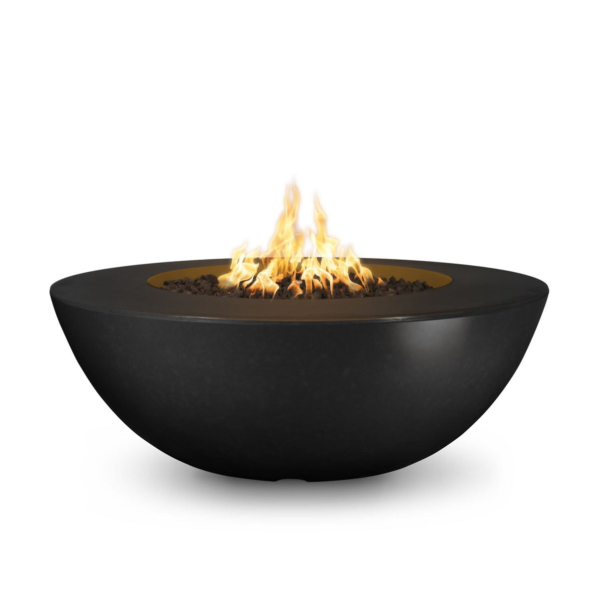 The Outdoor Plus Sedona 60" Wide Ledge GFRC Concrete Gas Fire Pit