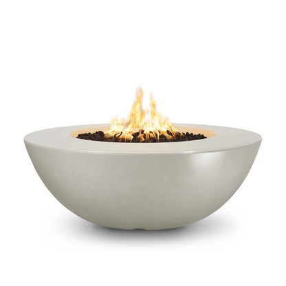 The Outdoor Plus Sedona 48" Wide Ledge GFRC Concrete Gas Fire Pit