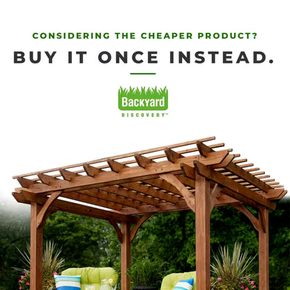 Traditional Cedar Wood Pergola