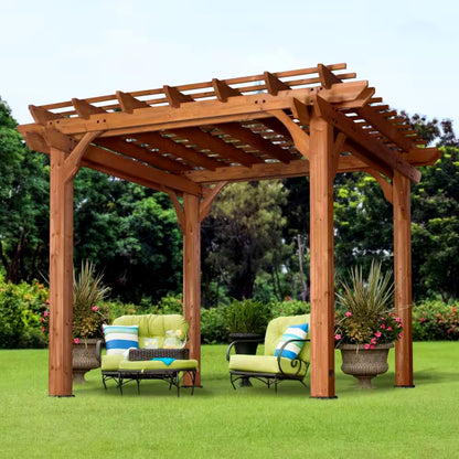 Traditional Cedar Wood Pergola