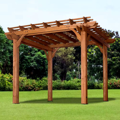 Traditional Cedar Wood Pergola