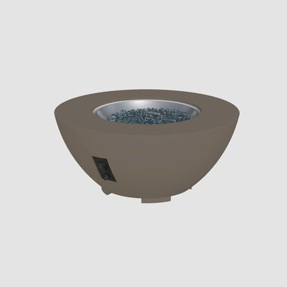 The Outdoor GreatRoom Company Cove Concrete Bowl Gas Fire Pit