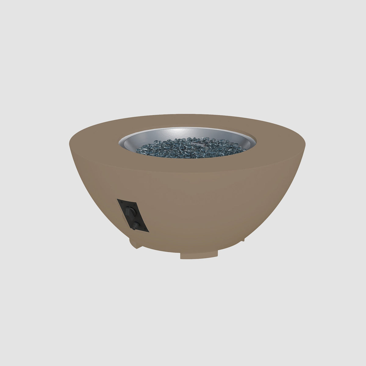 The Outdoor GreatRoom Company Cove Concrete Bowl Gas Fire Pit