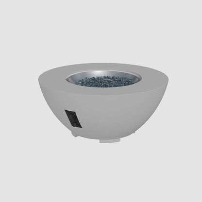 The Outdoor GreatRoom Company Cove Concrete Bowl Gas Fire Pit
