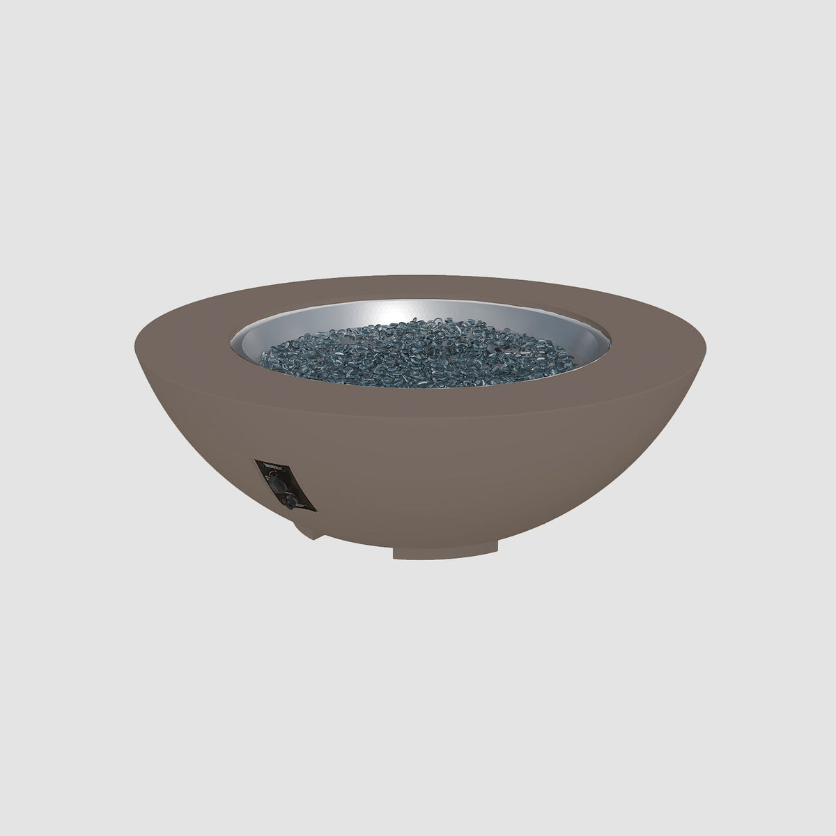 The Outdoor GreatRoom Company Cove Concrete Bowl Gas Fire Pit