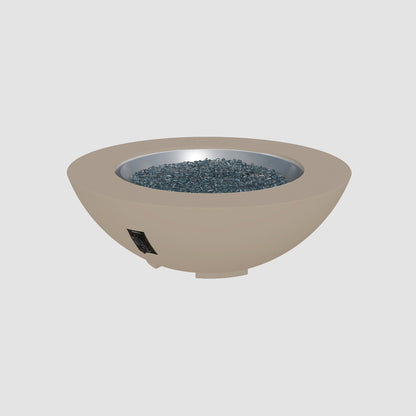 The Outdoor GreatRoom Company Cove Concrete Bowl Gas Fire Pit
