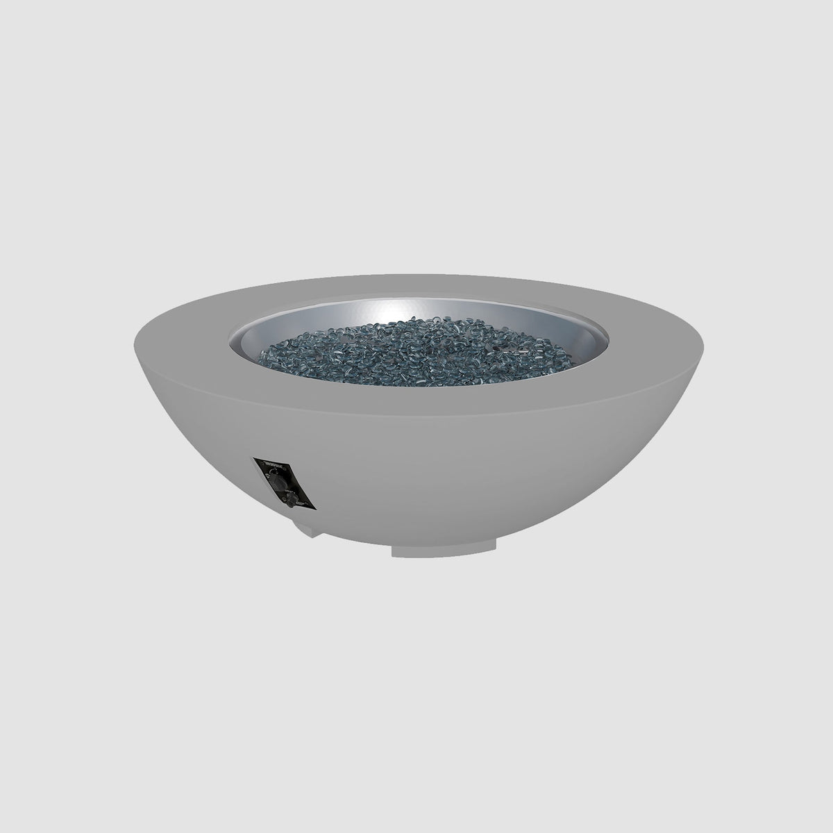 The Outdoor GreatRoom Company Cove Concrete Bowl Gas Fire Pit