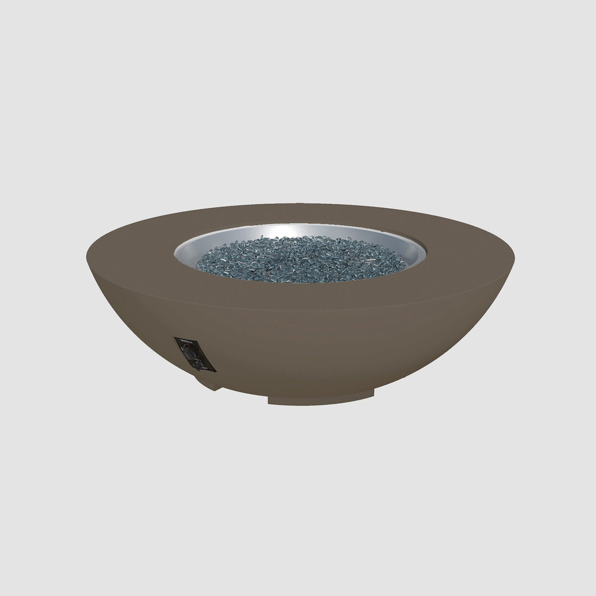 The Outdoor GreatRoom Company Cove Concrete Bowl Gas Fire Pit