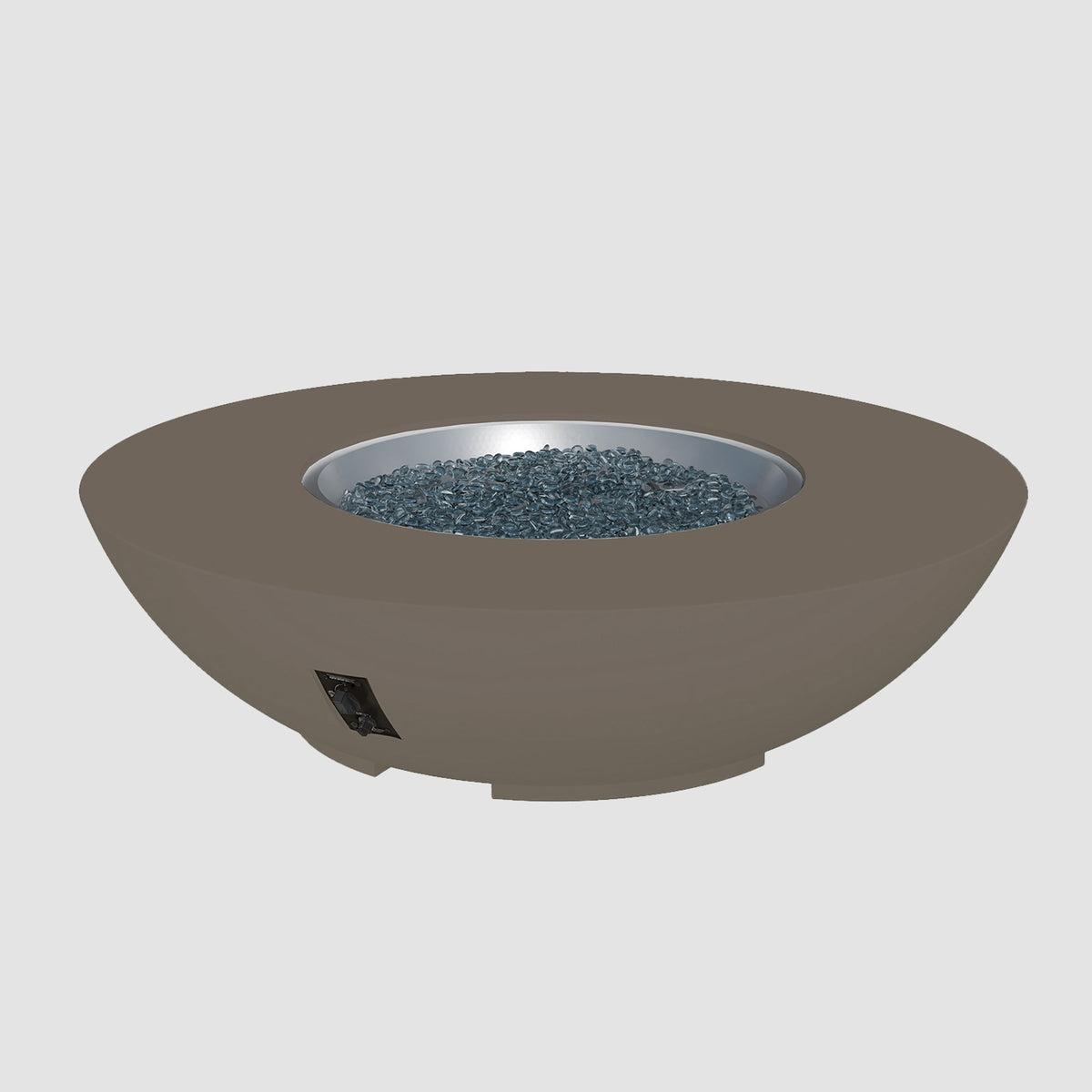 The Outdoor GreatRoom Company Cove Concrete Bowl Gas Fire Pit