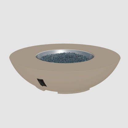 The Outdoor GreatRoom Company Cove Concrete Bowl Gas Fire Pit