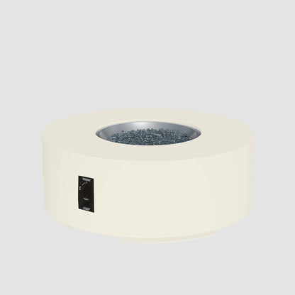 The Outdoor GreatRoom Company Cove Concrete Round Gas Fire Pit Table