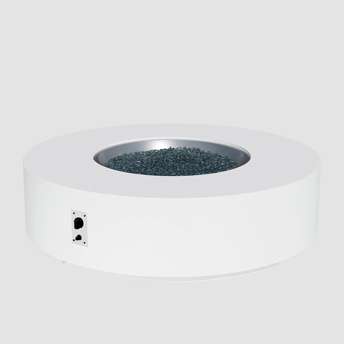 The Outdoor GreatRoom Company Cove Concrete Round Gas Fire Pit Table
