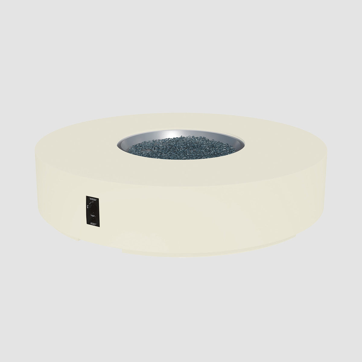 The Outdoor GreatRoom Company Cove Concrete Round Gas Fire Pit Table