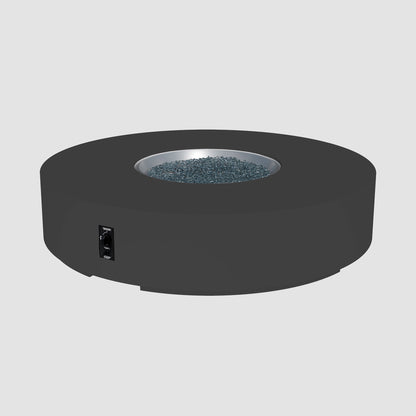 The Outdoor GreatRoom Company Cove Concrete Round Gas Fire Pit Table