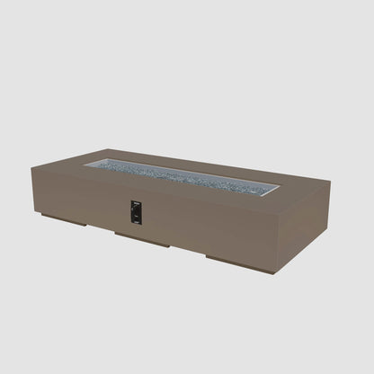 The Outdoor GreatRoom Company Cove Concrete Linear Gas Fire Pit
