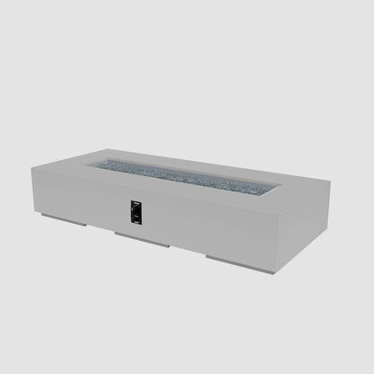 The Outdoor GreatRoom Company Cove Concrete Linear Gas Fire Pit