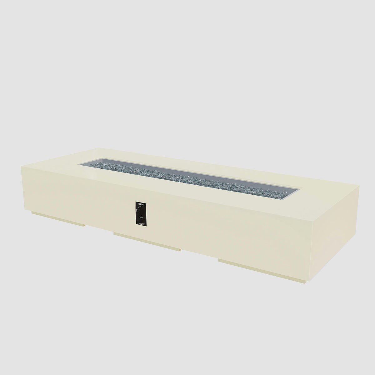The Outdoor GreatRoom Company Cove Concrete Linear Gas Fire Pit