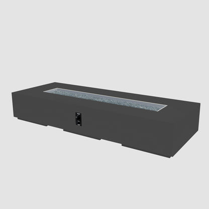 The Outdoor GreatRoom Company Cove Concrete Linear Gas Fire Pit