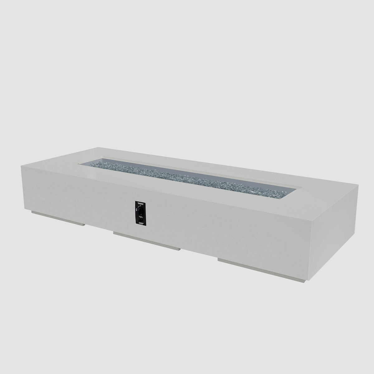 The Outdoor GreatRoom Company Cove Concrete Linear Gas Fire Pit
