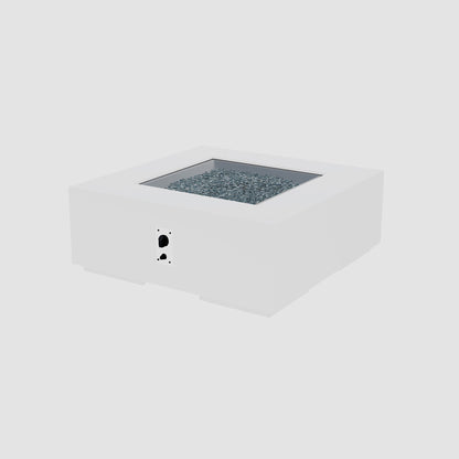 The Outdoor GreatRoom Company Cove Concrete Square Gas Fire Pit Table