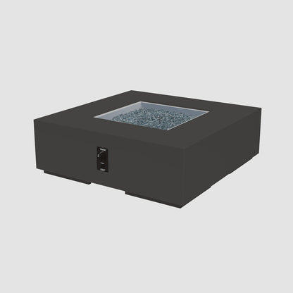 The Outdoor GreatRoom Company Cove Concrete Square Gas Fire Pit Table