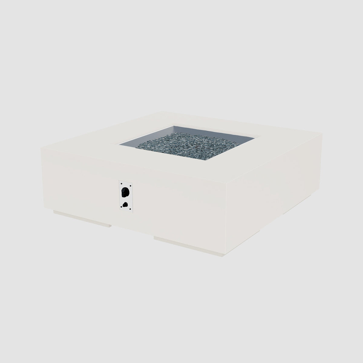 The Outdoor GreatRoom Company Cove Concrete Square Gas Fire Pit Table