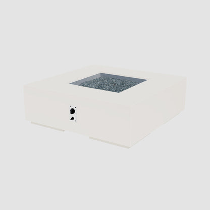 The Outdoor GreatRoom Company Cove Concrete Square Gas Fire Pit Table
