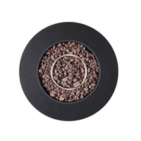 Dark Grey Iron Frame Patio Fire Pit