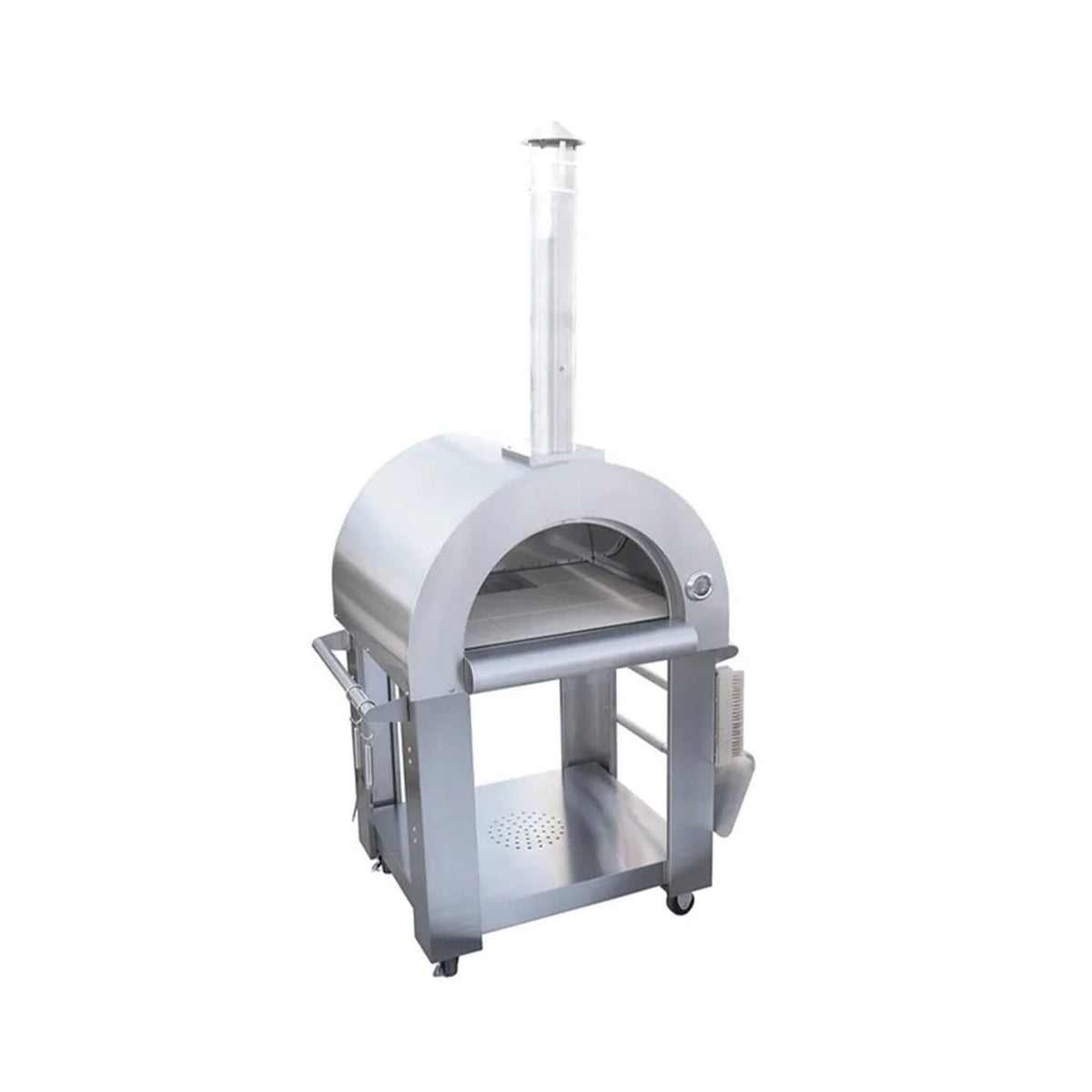 KoKoMo Grills 32" Stainless Steel Wood-Fired Pizza Oven with Cart & Accessory Kit