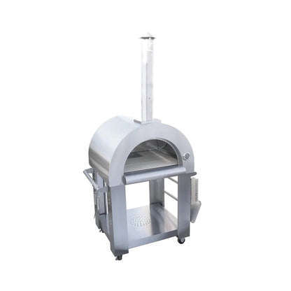 KoKoMo Grills 32" Stainless Steel Wood-Fired Pizza Oven with Cart & Accessory Kit