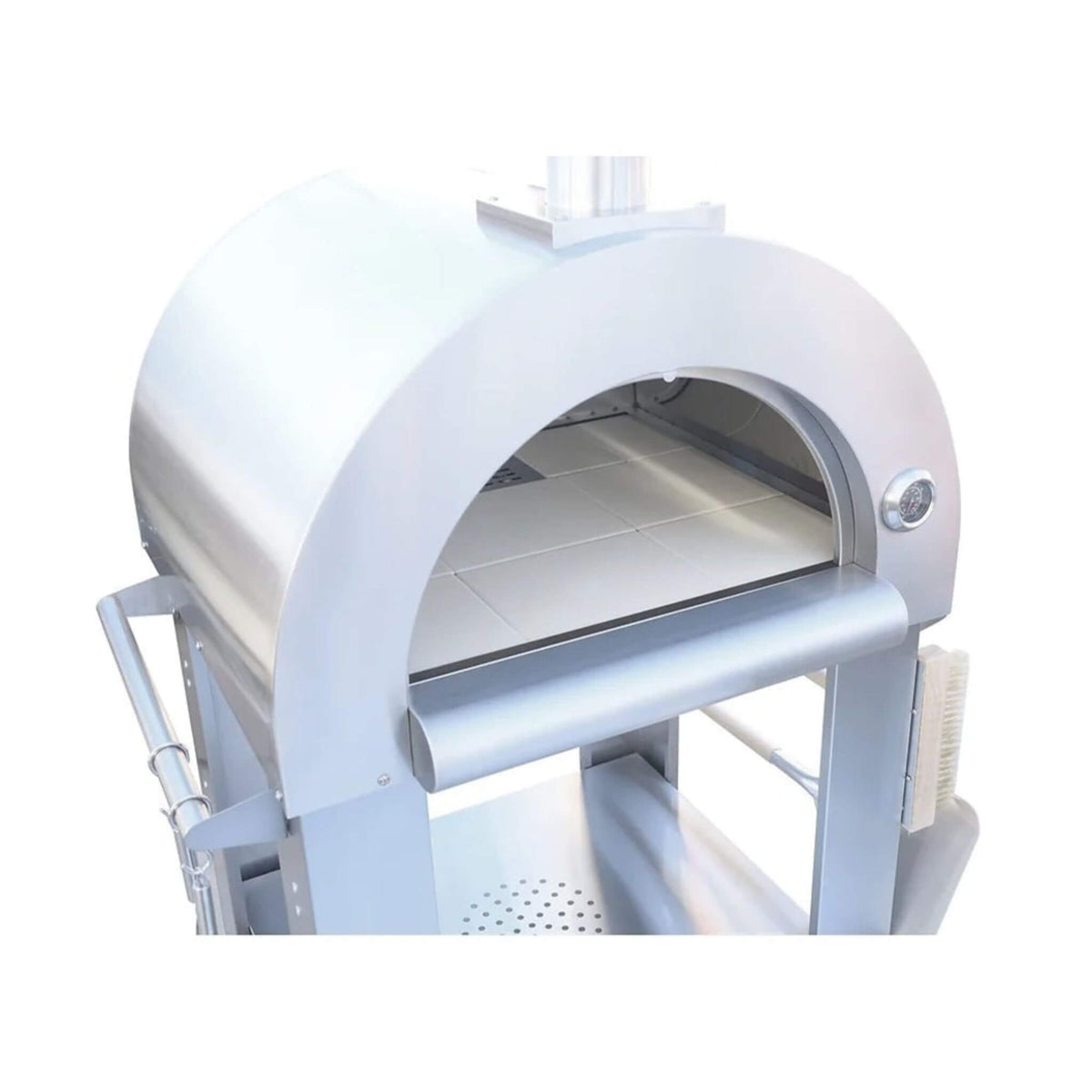 KoKoMo Grills 32" Stainless Steel Wood-Fired Pizza Oven with Cart & Accessory Kit
