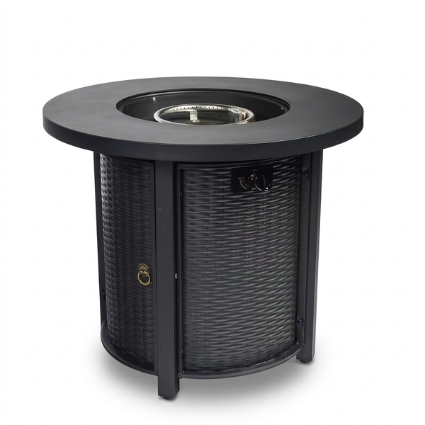 Round Steel Fire Pit - 50,000 BTU