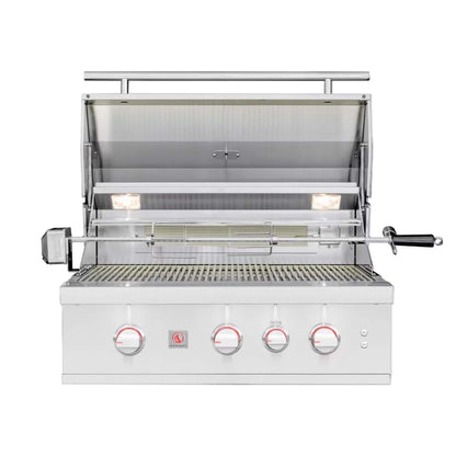 Summerset TRL Pro Built-In Propane Gas Grill with Infrared Burner & Rotisserie