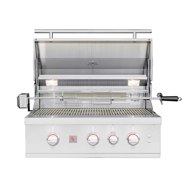 Summerset TRL Pro Built-In Propane Gas Grill with Infrared Burner & Rotisserie