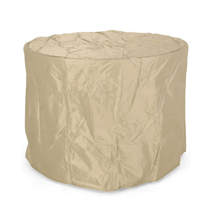 Sonoma 32-Inch Round Concrete Propane Fire Pit Table
